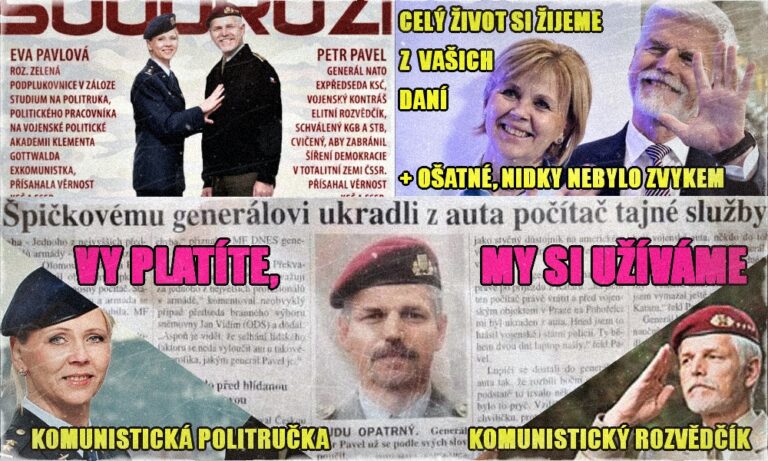 Špičkovémugenerálovi ukradli z auta počítač tajné služby, pak zněj udělali Češi prezidenta