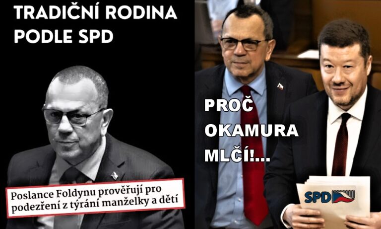 Politik Jaroslav Foldyna (SPD) čelí podezření z domácího násilí, případ prověřují kriminalisté.