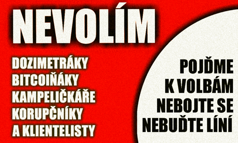 Ti co nechodí k volbám nepřímo schvalují politická zvěrstva zkorumpovaných stran s kauzami a zlodějinami.